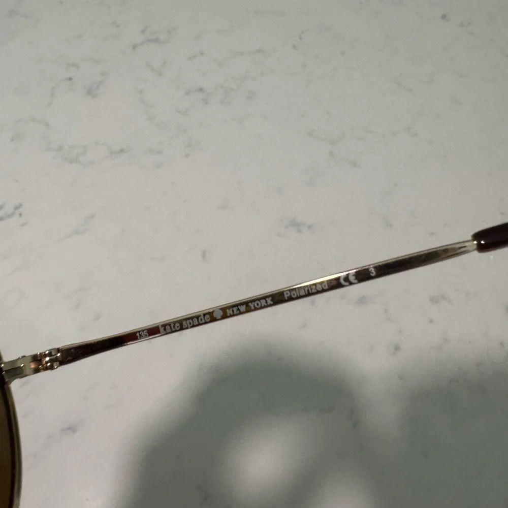 Kate Spade Brown Aviator Sunglasses with Double-Bridge Design
